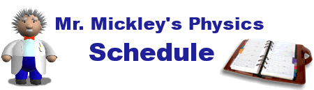 Honors Physics - Schedule